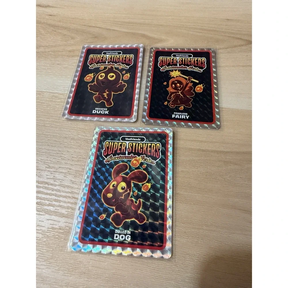 2026 VeeFriends Super Stickers Spectacular Series Lot Lava Fearless Fairy Duck